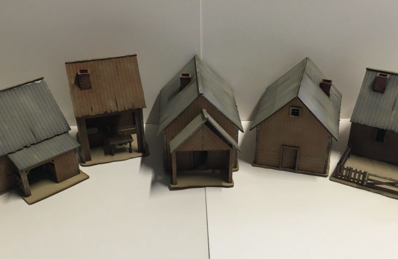 28mm Russian Village