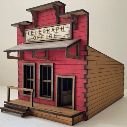 28mm Old West Telegraph Office.