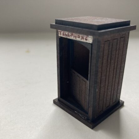 28mm Mob City 1930’s Telephone box x2