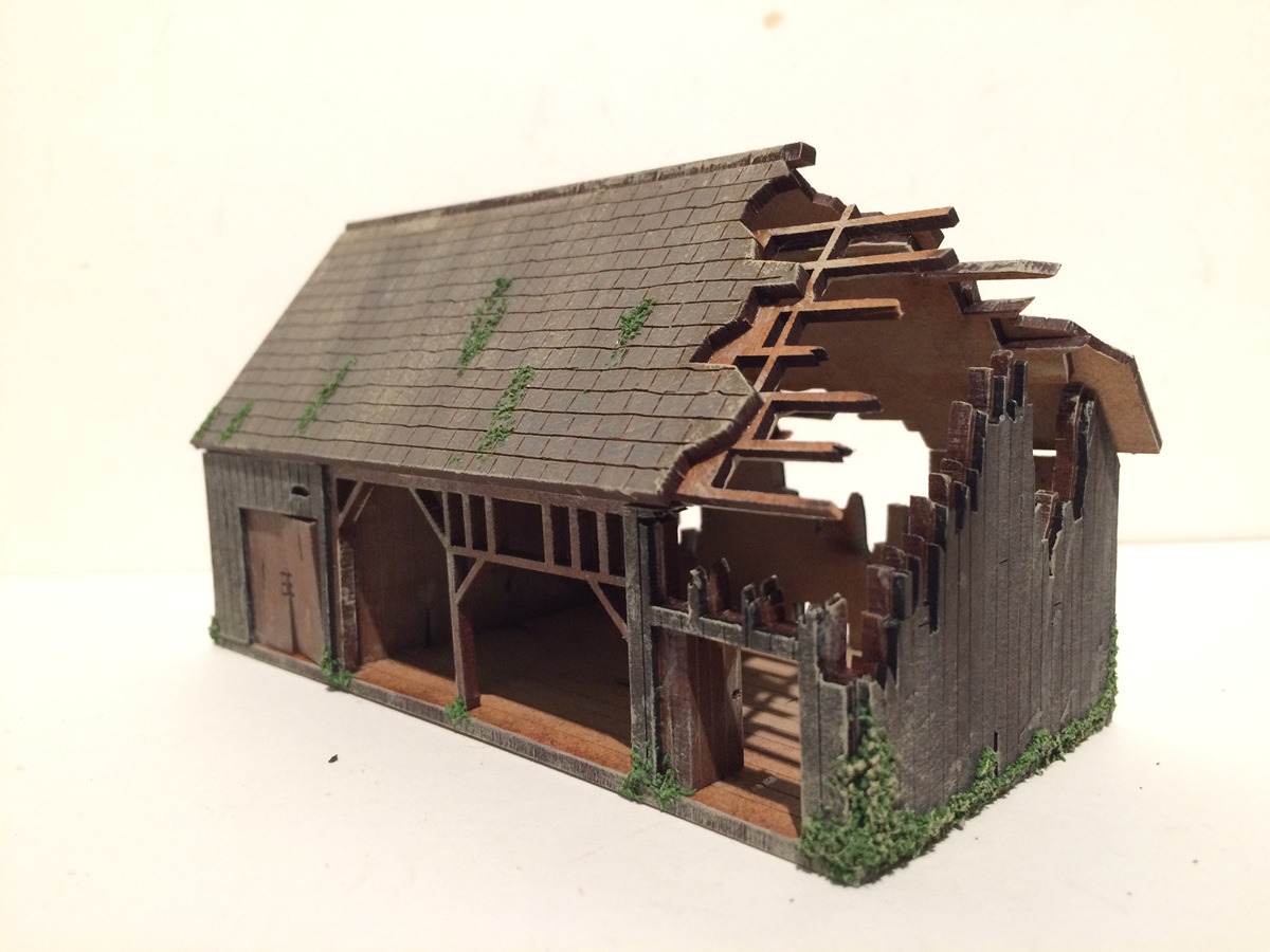20mm Normandy Kit Ruined Barn